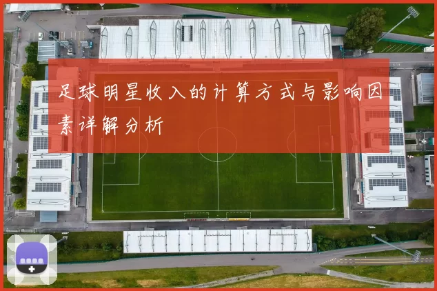 足球明星收入的计算方式与影响因素详解分析